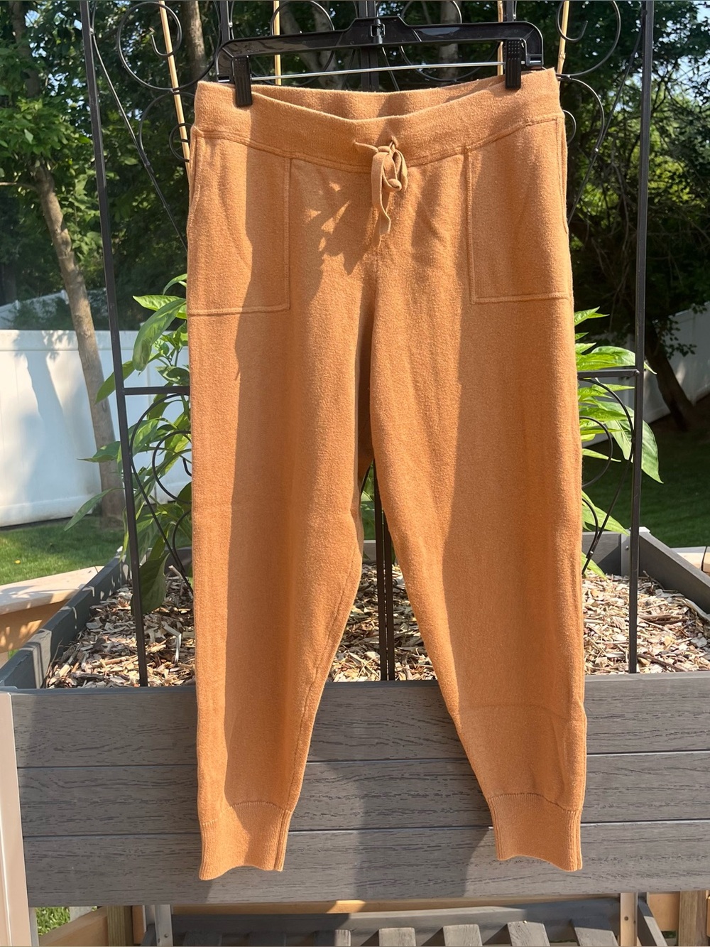 J.Crew Women’s Cotton Cashmere Jogger Pull On Pants Sz S Quiet Luxury Loungewear